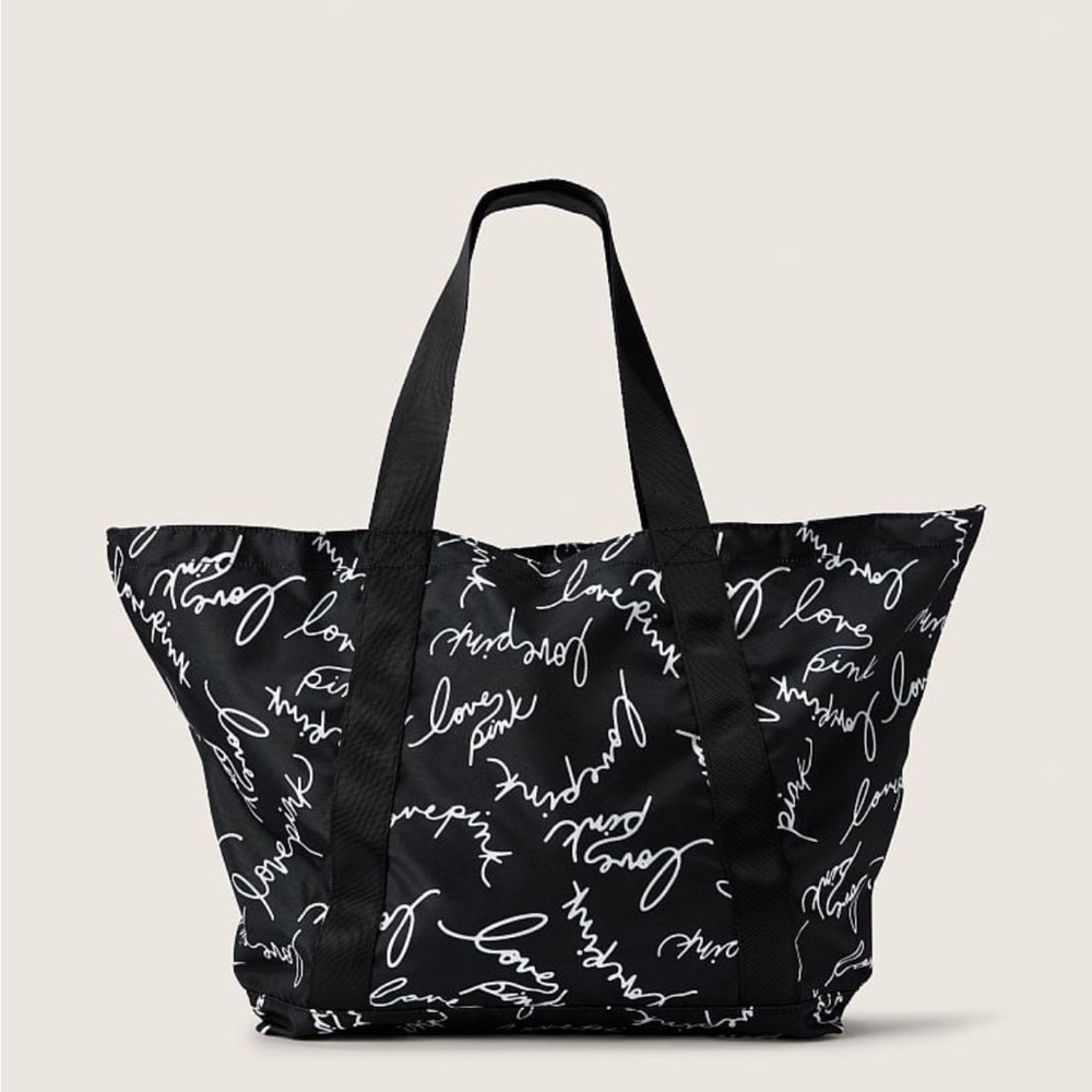 NWT Victoria’s Secret Pink Logo Tote Bag